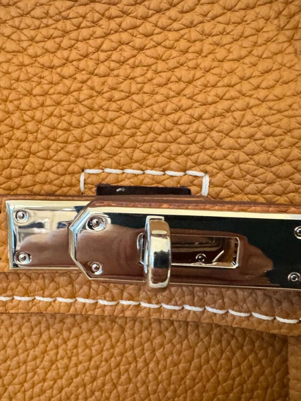 AS-NEW TOGO LEATHER SATCHEL BAG - Picture 9 of 14
